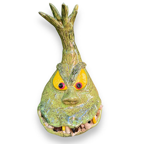 Bo Thompson 8" Grinch Face Jug DP4506